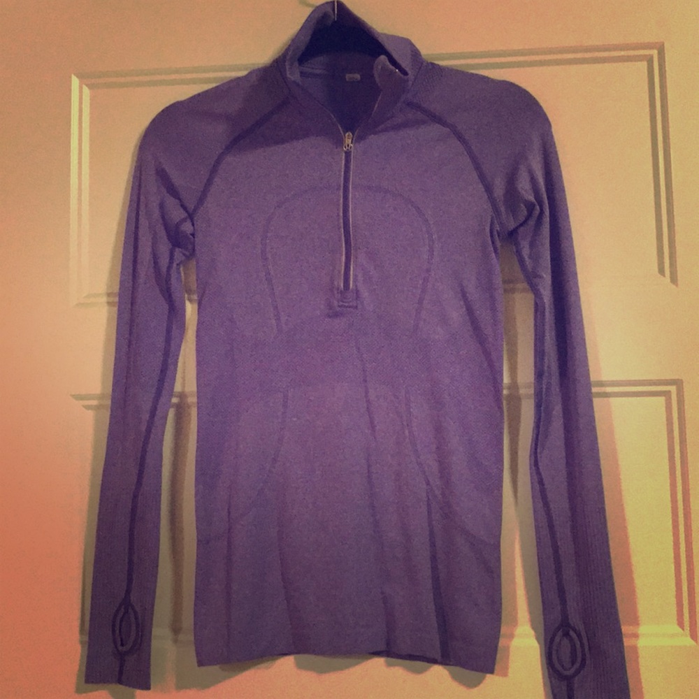Lululemon quarter zip purple pullover
